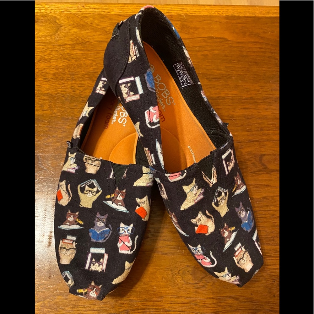 BOBS from Skechers “Studious Cats” Black - Sz. 8